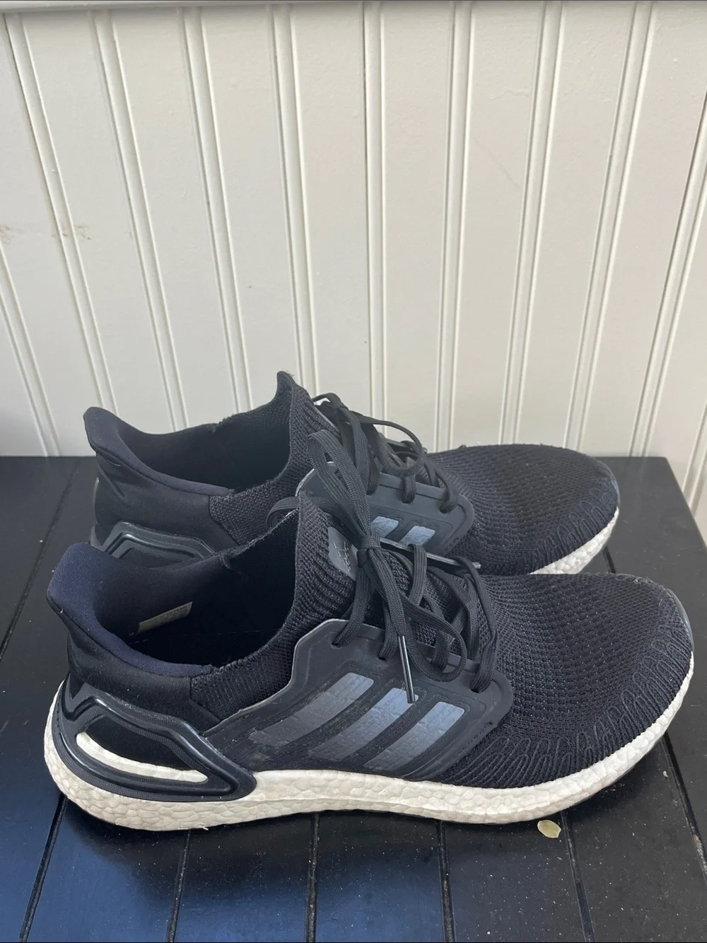 Adidas Black and White Ultraboost Size 10.5